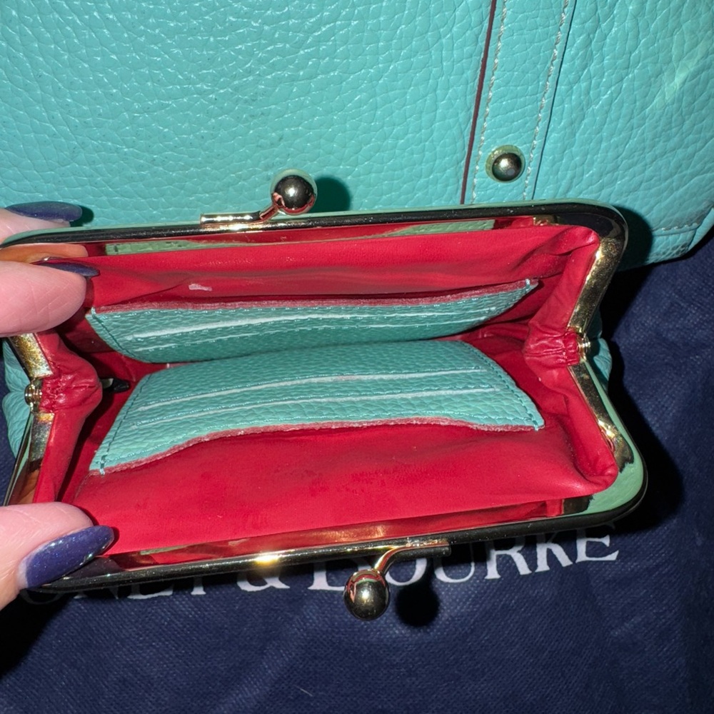 Dooney & Bourke Turquoise Shoulder Bag - Picture 7 of 10